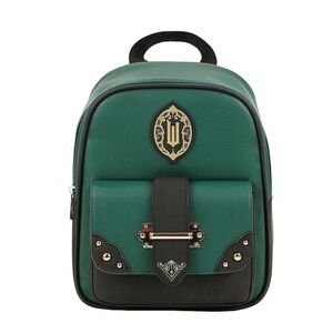 Chic Green and Black Backpack